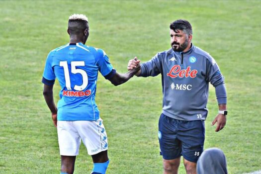 'Victor Is Doing Everything To Recover'- Gattuso Backs Osimhen To Hit Top Form For Napoli