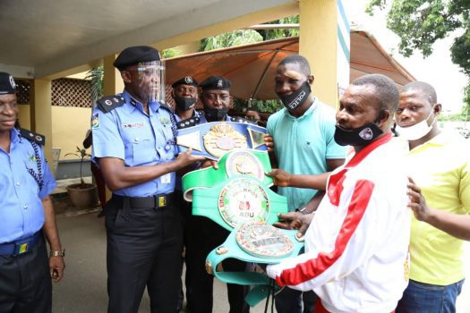 Odumosu receives Nigeria Police international boxing champions in Lagos
